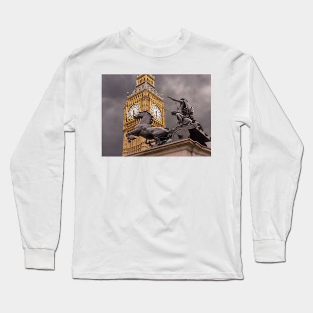 Boadicea 2 Long Sleeve T-Shirt by GrahamCSmith